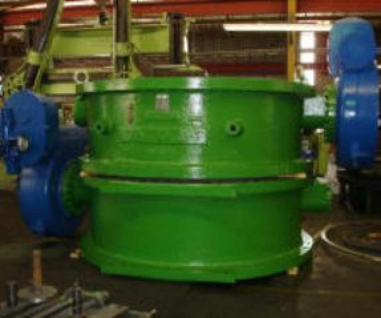 Completed 96 inch Class 150 valve bodies
ready for export